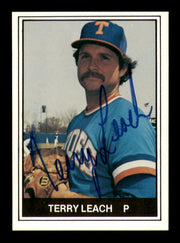Terry Leach Autographed 1982 TCMA Rookie Card #14 Tidewater Tides SKU #248246