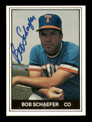 Bob Schaefer Autographed 1982 TCMA Card #22 Tidewater Tides SKU #248250