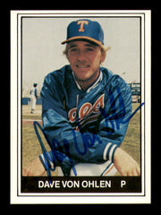 Dave Von Ohlen Autographed 1982 TCMA Rookie Card #23 Tidewater Tides SKU #248252