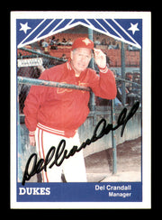 Del Crandall Autographed 1983 TCMA Card #23 Albuquerque Dukes SKU #248255