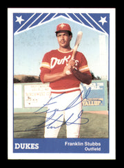 Franklin Stubbs Autographed 1983 TCMA Rookie Card #1 Albuquerque Dukes SKU #248261