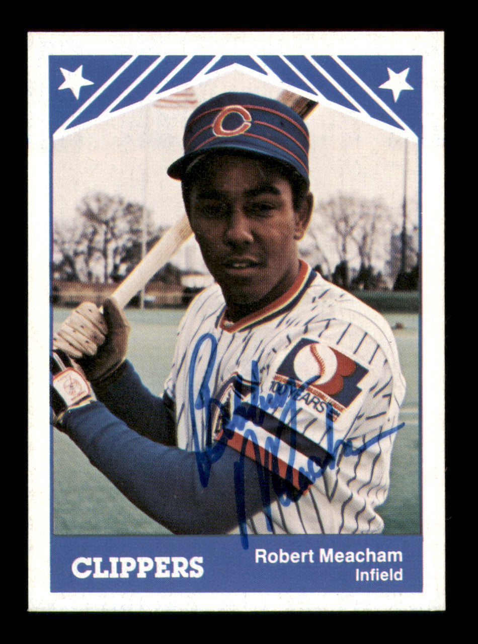 Bobby Meacham Autographed 1983 TCMA Rookie Card #20 Columbus Clippers SKU #248263