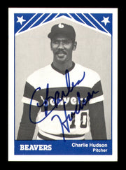 Charles Hudson Autographed 1983 TCMA Rookie Card #19 Portland Beavers SKU #248273
