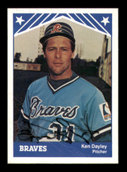 Ken Dayley Autographed 1983 TCMA Card #4 Richmond Braves SKU #248276