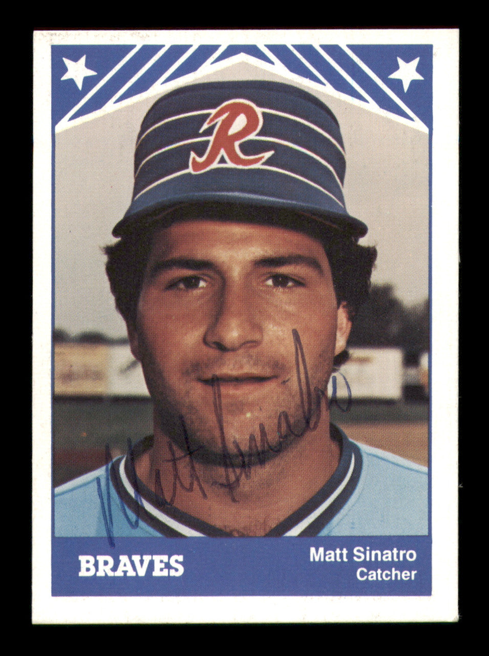 Matt Sinatro Autographed 1983 TCMA Card #11 Richmond Braves SKU #248277