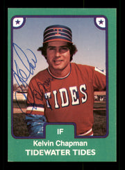 Kelvin Chapman Autographed 1984 TCMA Card #27 Tidewater Tides SKU #248295