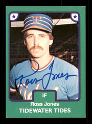 Ross Jones Autographed 1984 TCMA Card #18 Tidewater Tides SKU #248302