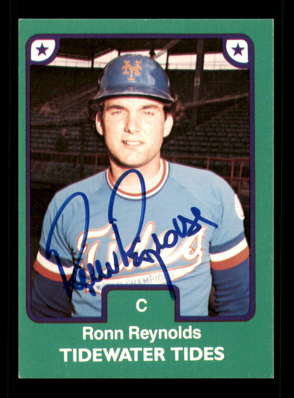 Ronn Reynolds Autographed 1984 TCMA Rookie Card #25 Tidewater Tides SKU #248306