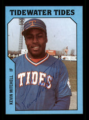 Kevin Mitchell Autographed 1985 TCMA Rookie Card #18 Tidewater Tides SKU #248312