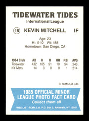 Kevin Mitchell Autographed 1985 TCMA Rookie Card #18 Tidewater Tides SKU #248312
