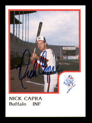Nick Capra Autographed 1986 ProCards Rookie Card Buffalo Bisons SKU #248324