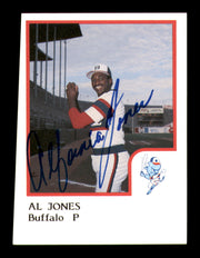 Al Jones Autographed 1986 ProCards Card Buffalo Bisons SKU #248327