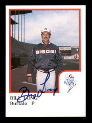 Bill Long Autographed 1986 ProCards Card Buffalo Bisons SKU #248328