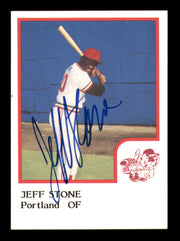 Jeff Stone Autographed 1986 ProCards Card Portland Beavers SKU #248350
