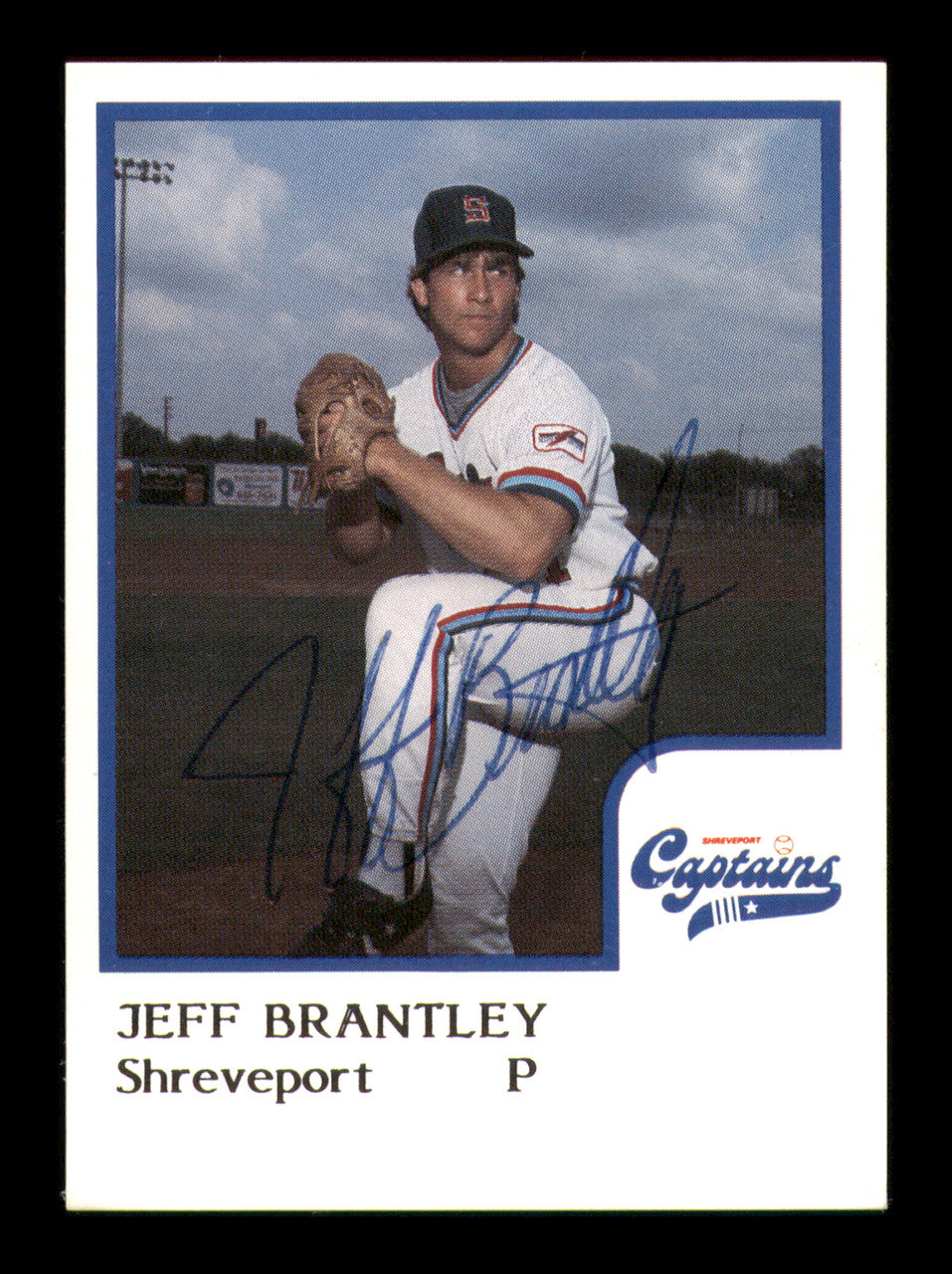 Jeff Brantley Autographed 1986 ProCards Rookie Card Shreveport Captains SKU #248356