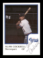 Alan Cockrell Autographed 1986 ProCards Rookie Card Shreveport Captains SKU #248358
