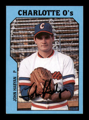 John Habyan Autographed 1985 TCMA Rookie Card #21 Charlotte O's SKU #248369
