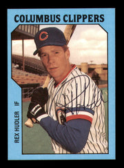 Rex Hudler Autographed 1985 TCMA Card #18 Columbus Clippers SKU #248374
