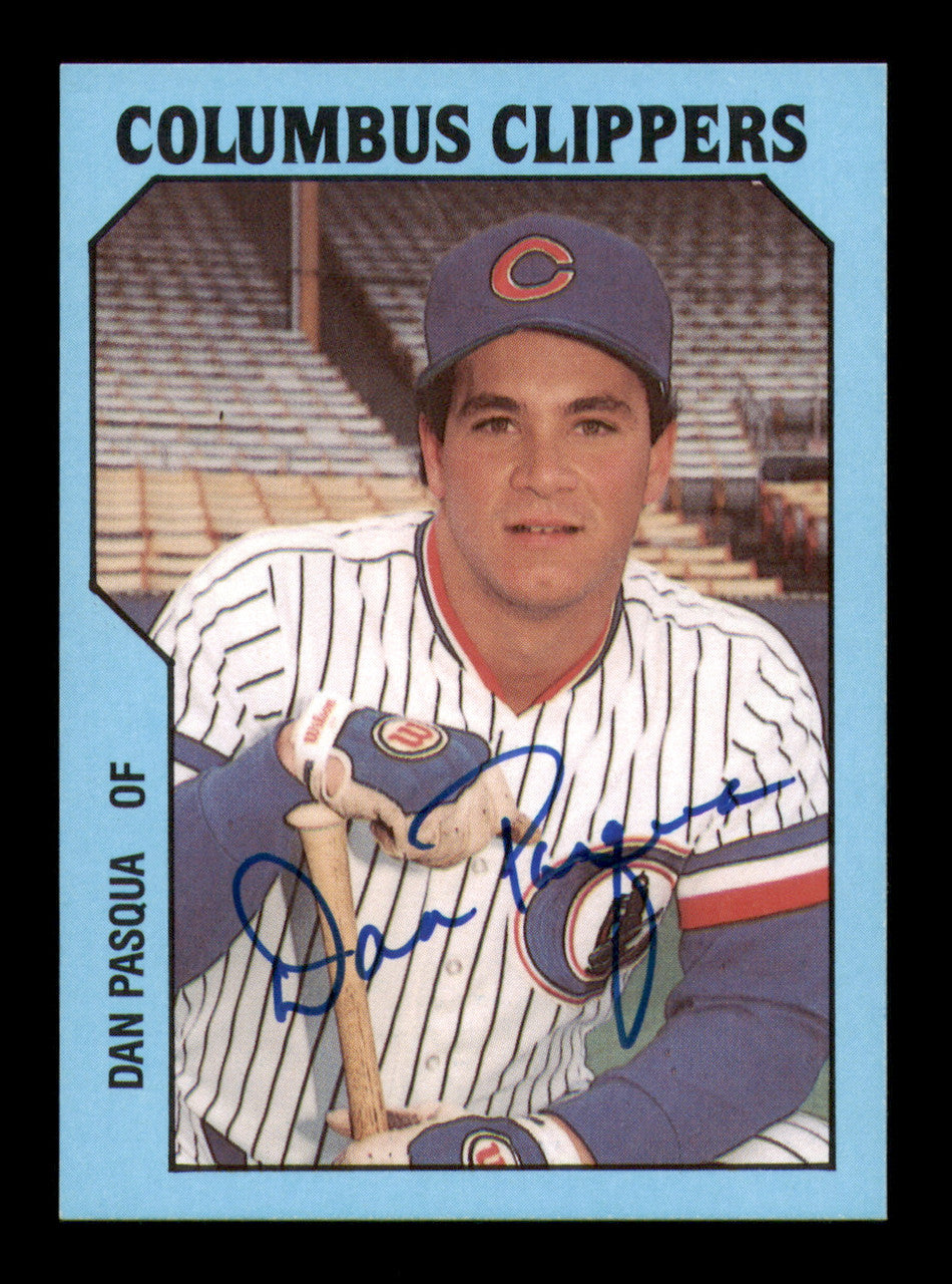 Dan Pasqua Autographed 1985 TCMA Rookie Card #21 Columbus Clippers SKU #248375