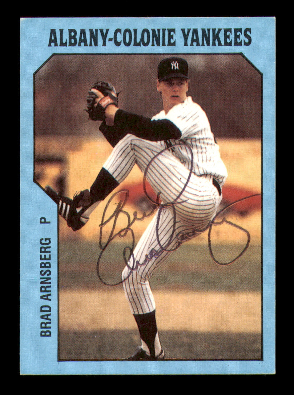 Brad Arnsberg Autographed 1985 TCMA Rookie Card #1 Albany-Colonie Yankees SKU #248384