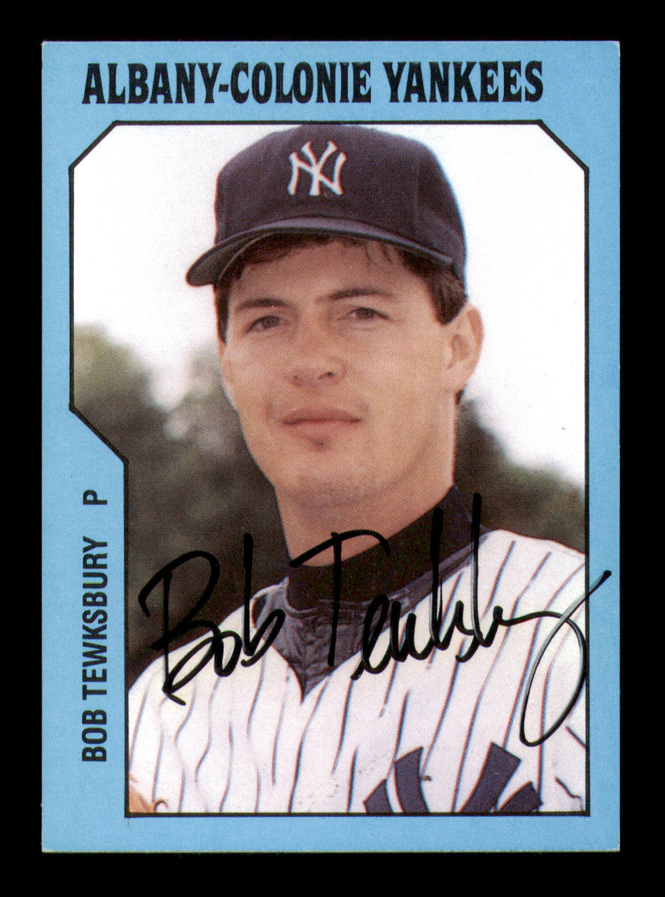 Bob Tewksbury Autographed 1985 TCMA Rookie Card #11 Albany-Colonie Yankees SKU #248385