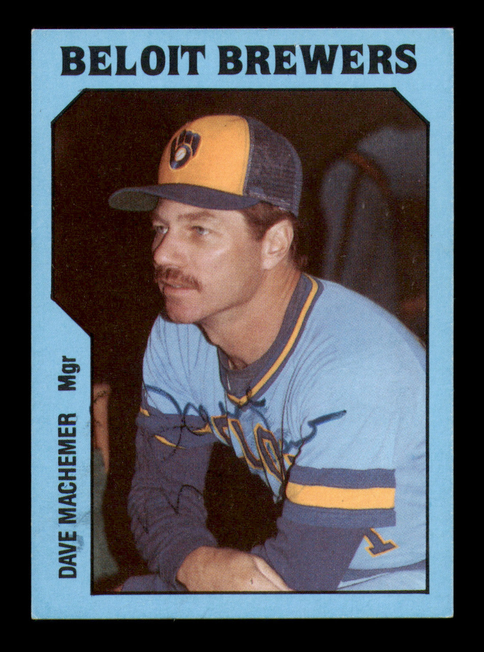 Dave Machemer Autographed 1985 TCMA Card #26 Beloit Brewers SKU #248392
