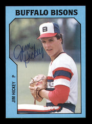 Jim Hickey Autographed 1985 TCMA Card #20 Buffalo Bisons SKU #248396