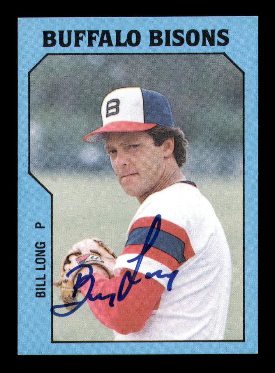 Bill Long Autographed 1985 TCMA Rookie Card #21 Buffalo Bisons SKU #248397