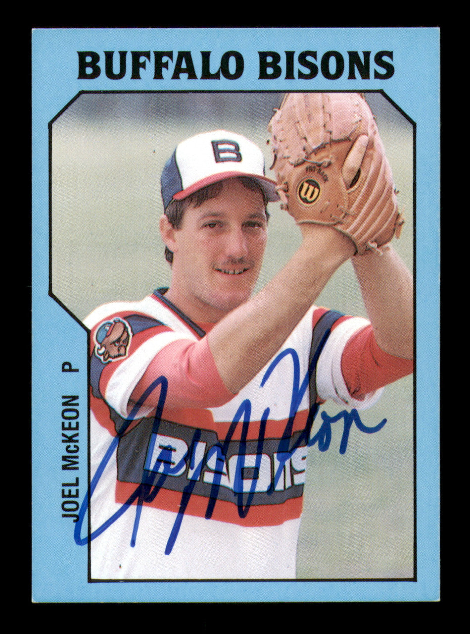 Joel McKeon Autographed 1985 TCMA Rookie Card #22 Buffalo Bisons SKU #248398