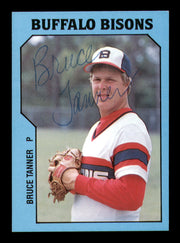 Bruce Tanner Autographed 1985 TCMA Rookie Card #25 Buffalo Bisons SKU #248399