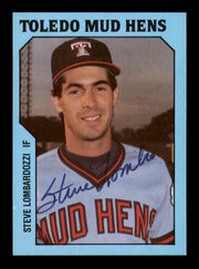 Steve Lombardozzi Autographed 1985 TCMA Rookie Card #17 Toledo Mud Hens SKU #248417
