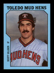 Scott Ullger Autographed 1985 TCMA Card #18 Toledo Mud Hens SKU #248418