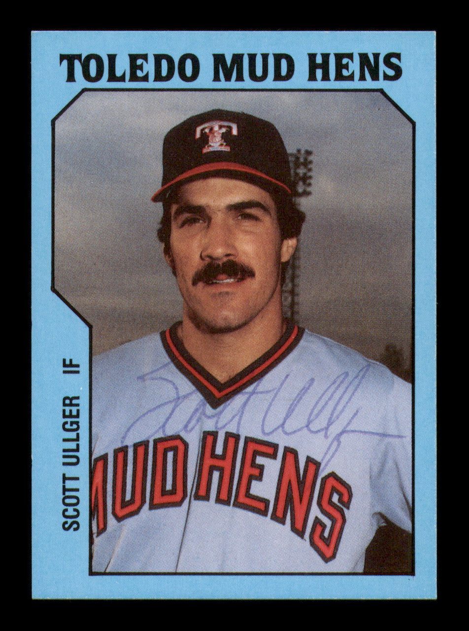 Scott Ullger Autographed 1985 TCMA Card #18 Toledo Mud Hens SKU #248418