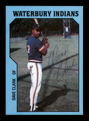 Dave Clark Autographed 1985 TCMA Rookie Card #15 Waterbury Indians SKU #248420