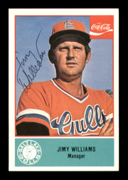 Jimy Williams Autographed 1977 Cramer Coca Cola Card #1 Salt Lake City Gulls SKU #248425