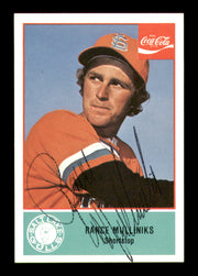 Rance Mulliniks Autographed 1977 Cramer Coca Cola Rookie Card #4 Salt Lake City Gulls SKU #248426