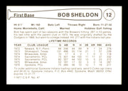 Bob Sheldon Autographed 1977 Cramer Coca Cola Card #12 Spokane Indians SKU #248434