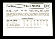 Willie Mays Aikens Autographed 1978 Cramer Meadow Gold Card #11 Salt Lake City Gulls SKU #248443