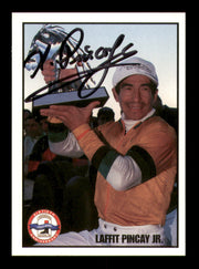 Laffit Pincay Jr. Autographed 2000 Jockeys' Guild Card SKU #248463