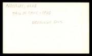 Herb Adderley Autographed 3x5 Index Card Green Bay Packers "To John" SKU #248464