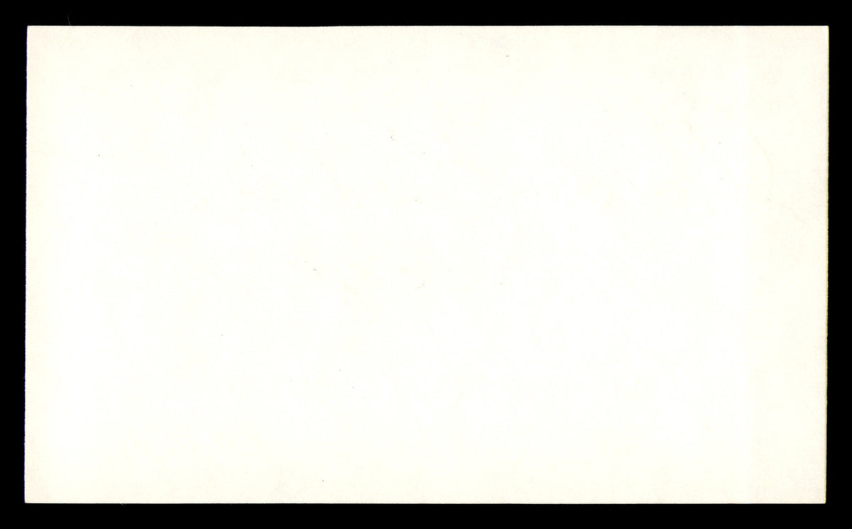 Chuck Bednarik Autographed 3x5 Index Card Philadelphia Eagles "1949-62 HOF 1967" SKU #248468