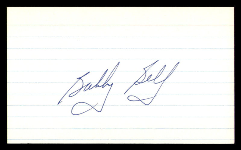 Bobby Bell Autographed 3x5 Index Card Kansas City Chiefs SKU #248470