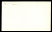 Bobby Bell Autographed 3x5 Index Card Kansas City Chiefs SKU #248470
