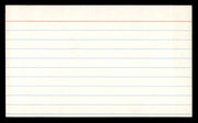 Roosevelt Rosie Brown Autographed 3x5 Index Card New York Giants "To John" SKU #248473