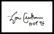 Lou Creekmur Autographed 3x5 Index Card Detroit Lions "HOF 96" SKU #248484