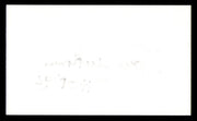 Lou Creekmur Autographed 3x5 Index Card Detroit Lions "HOF 96" SKU #248484