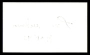 Lou Creekmur Autographed 3x5 Index Card Detroit Lions "HOF 96" SKU #248485