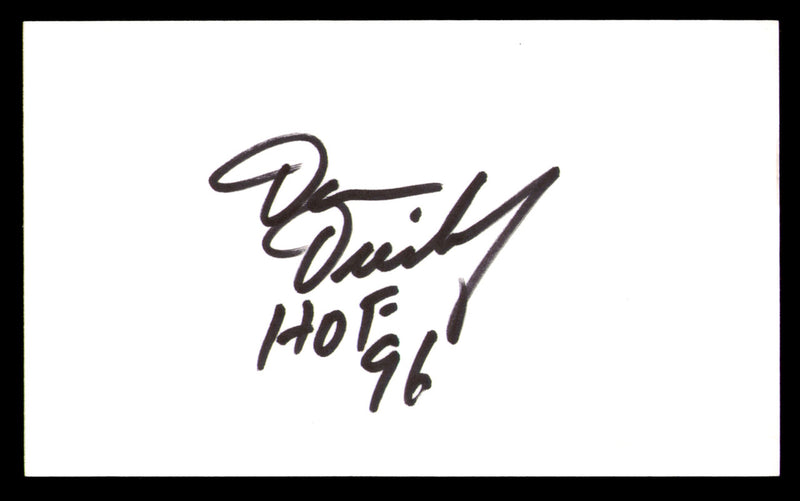 Dan Dierdorf Autographed 3x5 Index Card St. Louis Cardinals "HOF 96" SKU #248486