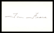 Tom Fears Autographed 3x5 Index Card Los Angeles Rams SKU #248490