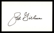 Sid Gillman Autographed 3x5 Index Card Chargers, Rams SKU #248496